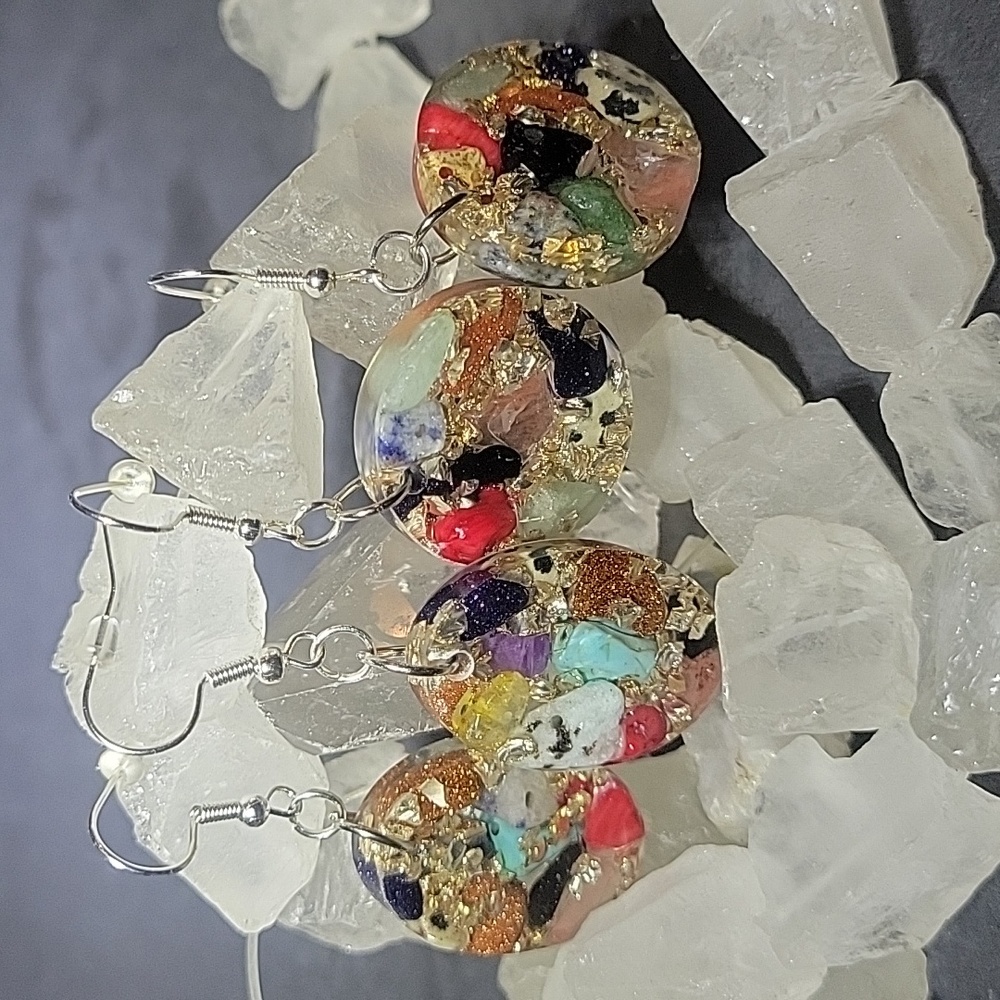 🆕️ Handmade Natural Stone Earrings